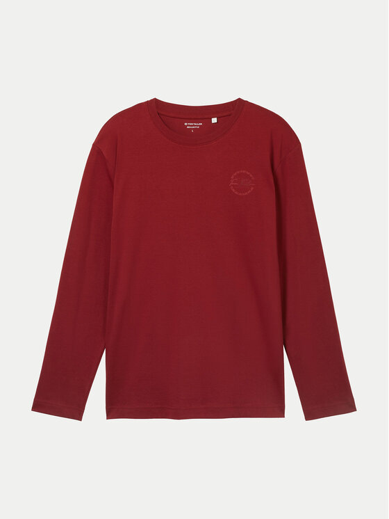 Tom Tailor Tom Tailor Hosszú ujjú 1043992 Piros Regular Fit