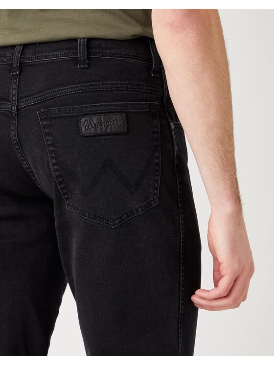 Wrangler Wrangler Jeansy TEXAS SLIM Czarny Slim Fit