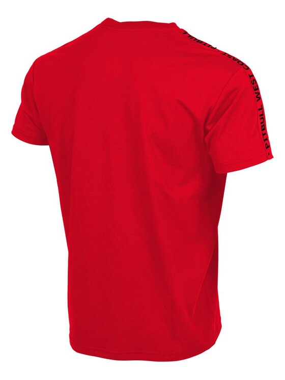 PITBULL PITBULL T-Shirt TAPE Czerwony Regular Fit