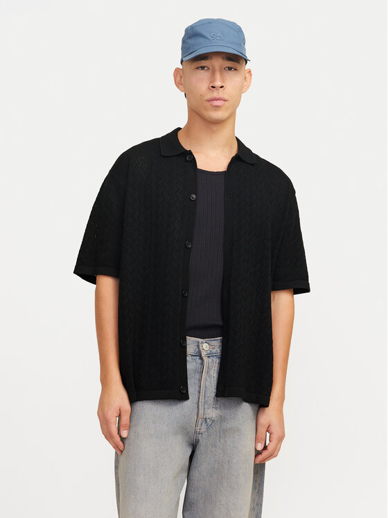 Jack & Jones Jack & Jones Ing Tyler 12272863 Fekete Loose Fit