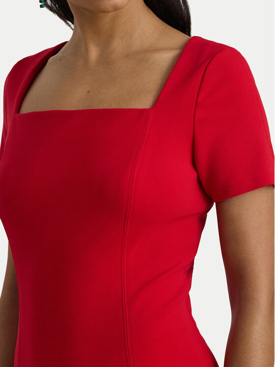 LAUREN RALPH LAUREN LAUREN RALPH LAUREN Koktejlové šaty 253P08759002 Červená Slim Fit