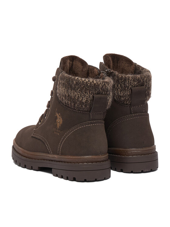 U.S. Polo Assn. U.S. Polo Assn. Gležnjarji EO-VLAD001K/GYT1-BRW Temno rjava
