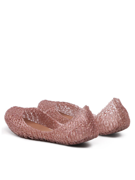 Melissa Melissa Baleriny Mini Melissa Campana Papel Inf 32996 Różowy