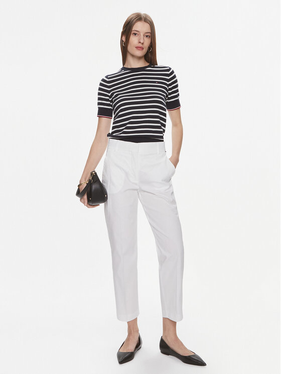 Tommy Hilfiger Tommy Hilfiger Svetr WW0WW38724 Černá Regular Fit