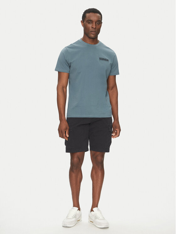 Napapijri Napapijri T-Shirt S-Vignoni NP0A4ILX Modrá Regular Fit