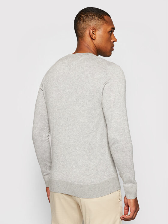 Tommy Hilfiger Tommy Hilfiger Megztinis MW0MW04978 Pilka Regular Fit