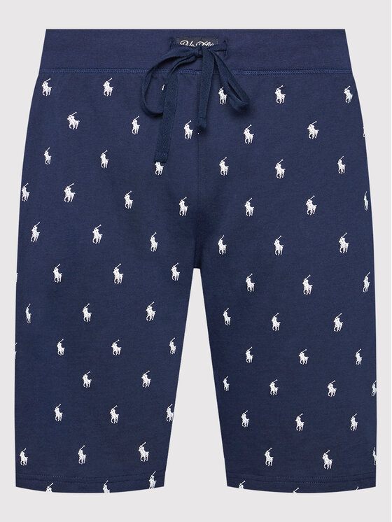 Polo Ralph Lauren Polo Ralph Lauren Kratke hlače pižama Sle 714844765001 Mornarsko modra