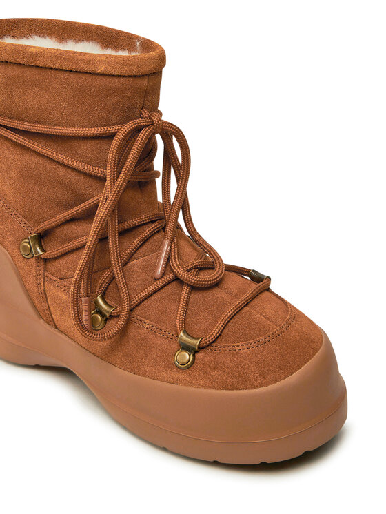 Moon Boot Moon Boot Hótaposó Luna Boot Suede 80D2480030 Barna