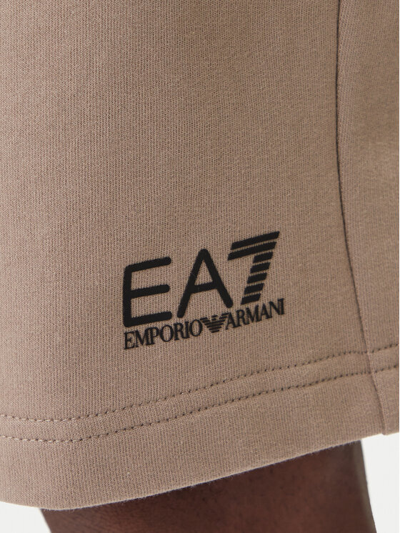 EA7 Emporio Armani EA7 Emporio Armani Pantaloni scurți sport 8NPS65 PJVRZ U6167 Bej Regular Fit