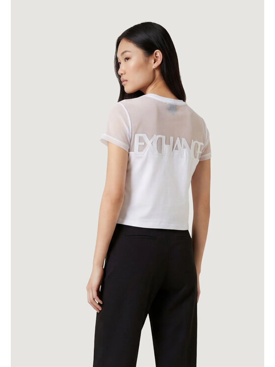 Armani Exchange Armani Exchange T-Shirt XW002332 AF10356 Biały Casual Fit
