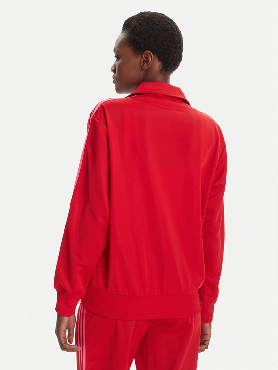 adidas adidas Bluza adicolor Classic Firebird JW3665 Czerwony Loose Fit