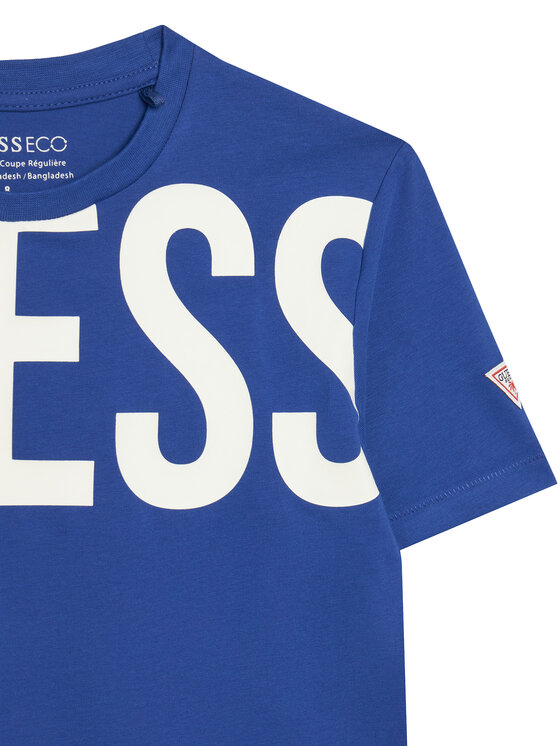 Guess Guess T-Shirt L6GI26 J1314 Niebieski Regular Fit
