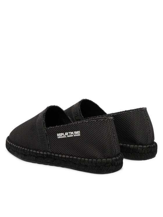 REPLAY REPLAY Espadrilles GMF16 .000.C0060T Fekete