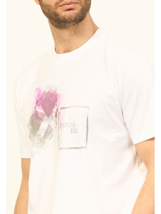John Richmond John Richmond T-shirt T-shirt da uomo John Richmond Bianco Regular Fit