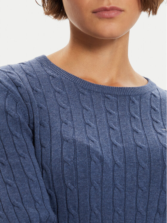 Gant Gant Пуловер 4800100 Тъмносин Slim Fit