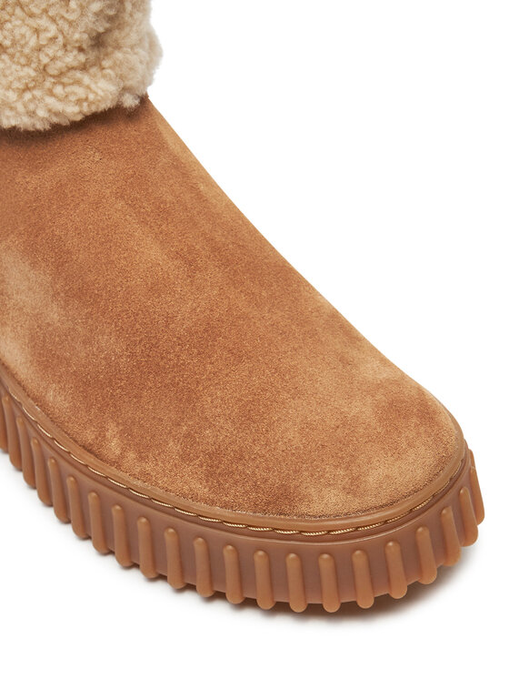 Clarks Clarks Škornji Torhill Turn 26179563 Rjava