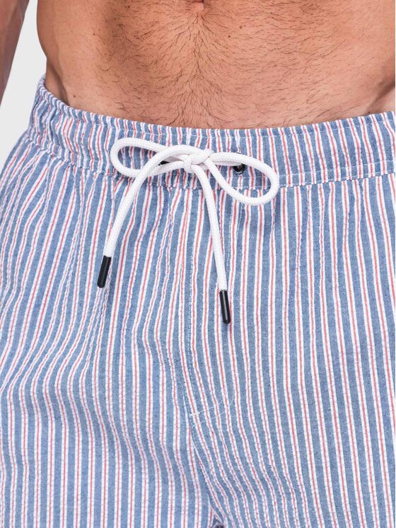 Ombre Ombre Szorty kąpielowe OM-SRSS-0214 Szary Regular Fit