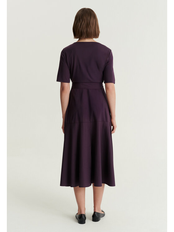 TATUUM TATUUM Sukienka codzienna TOTIS Fioletowy Flare Fit