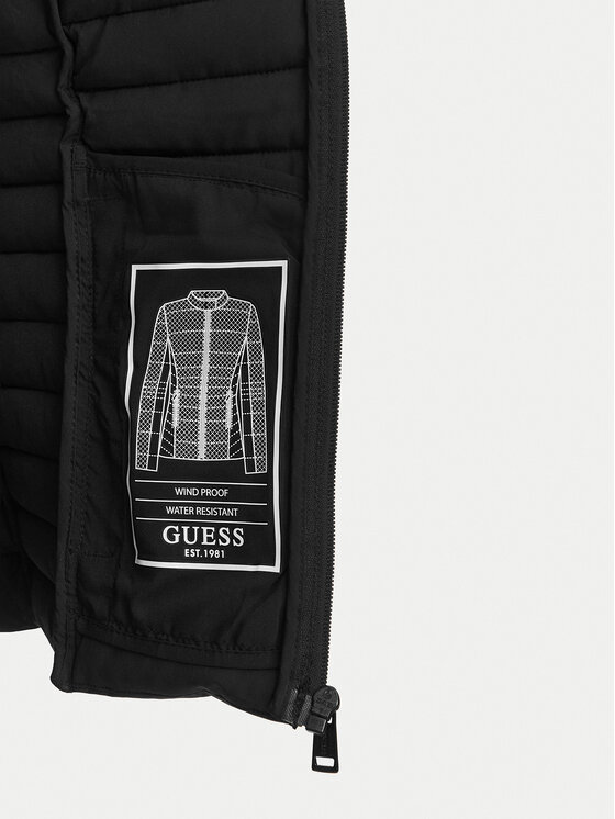 Guess Guess Pārejas jaka W6YL16 W2891 Melns Slim Fit