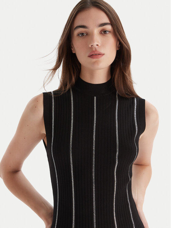 HUGO HUGO Trikotažinė suknelė Sbonny 50548258 Juoda Slim Fit