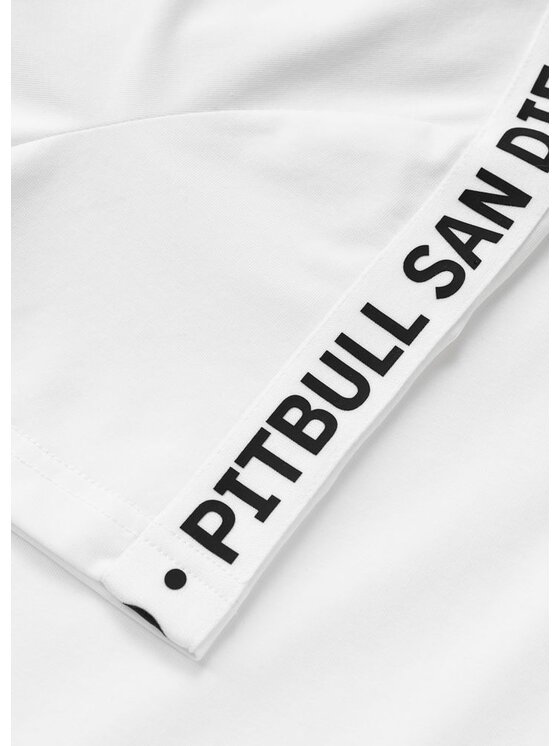 PITBULL PITBULL T-Shirt TITCH Biały Regular Fit