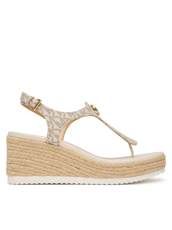 MICHAEL Michael Kors Espadrile Val Thong Wedge 40S6VAMS1B Écru