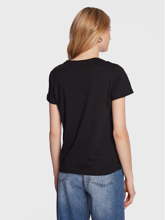 PINKO Pinko T-Shirt 100355 A0KO Černá Regular Fit