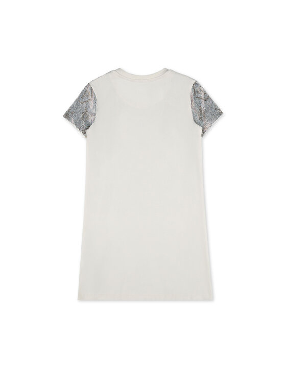 PHILIPP PLEIN PHILIPP PLEIN Vestito chemisier 30279 Beige Comfortable Fit