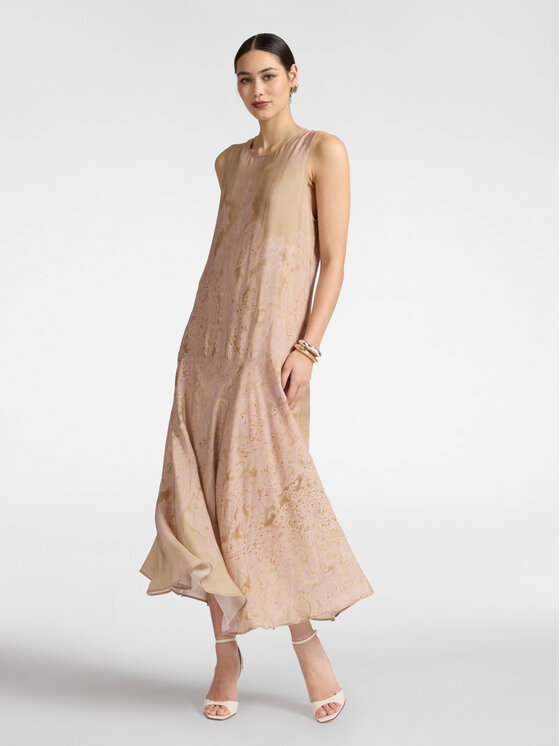 Elena Mirò Elena Mirò Abito da sera 7003P000309N001 Crema Regular Fit