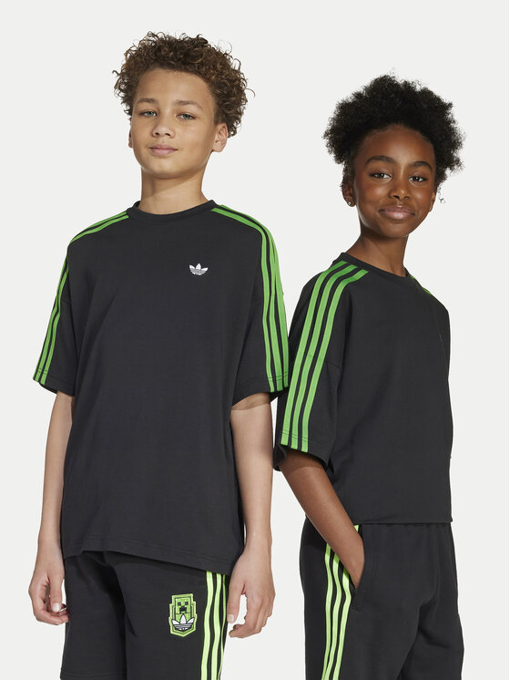 adidas adidas Футболка Minecraft JW7751 Чорний Loose Fit