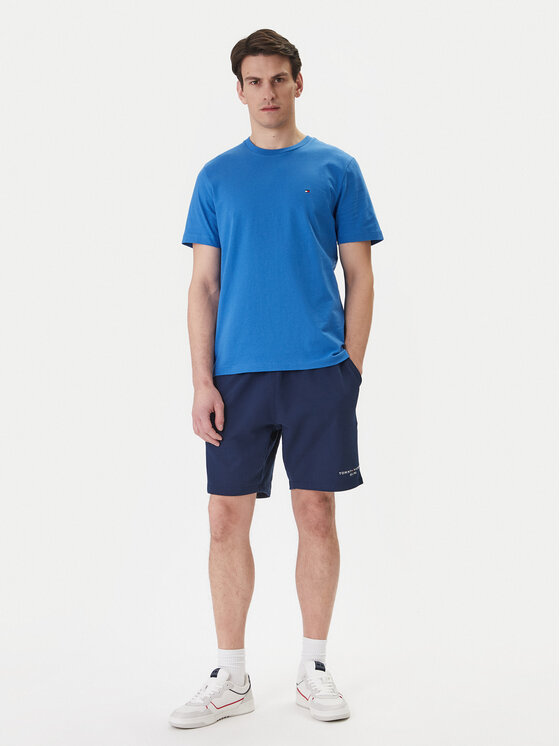Tommy Hilfiger Tommy Hilfiger Marškinėliai Ess Seasonal MW0MW39995 Mėlyna Regular Fit