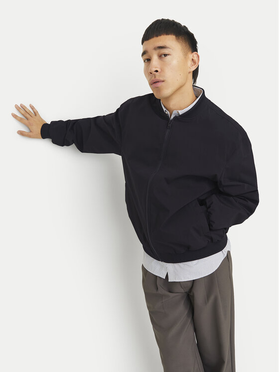 Jack & Jones Jack & Jones Kurtka bomber Echarge 12268608 Czarny Regular Fit