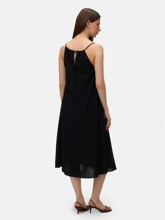 Vero Moda Vero Moda Sukienka letnia Emilo 10340519 Czarny Loose Fit