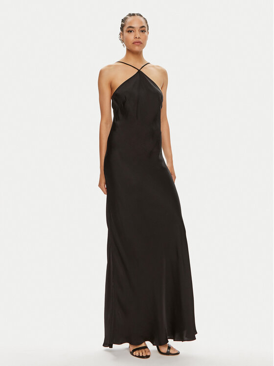TWINSET TWINSET Abendkleid 241TT2161 Schwarz Slim Fit