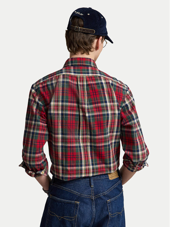 Polo Ralph Lauren Polo Ralph Lauren Košulja 710B30242001 Tamno crvena Custom Fit