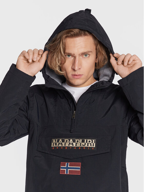 Napapijri Napapijri Geacă fără fermoar Rainforest Winter 3 NP0A4GMC Negru Regular Fit