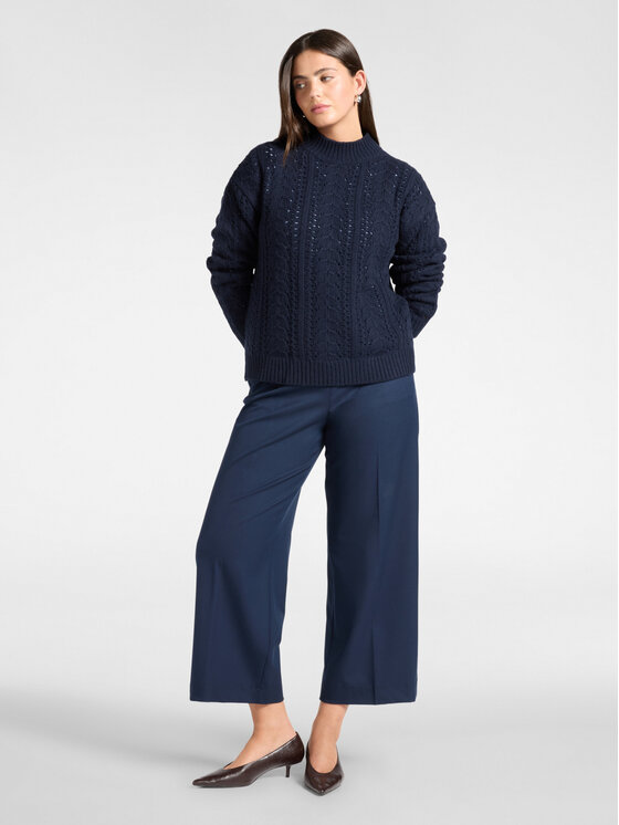 Elena Mirò Elena Mirò Sweter M082Z000847N034 Niebieski Regular Fit