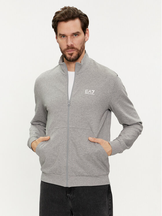 EA7 Emporio Armani Mikina 3DPM61 PJ05Z 3905 Sivá Regular Fit