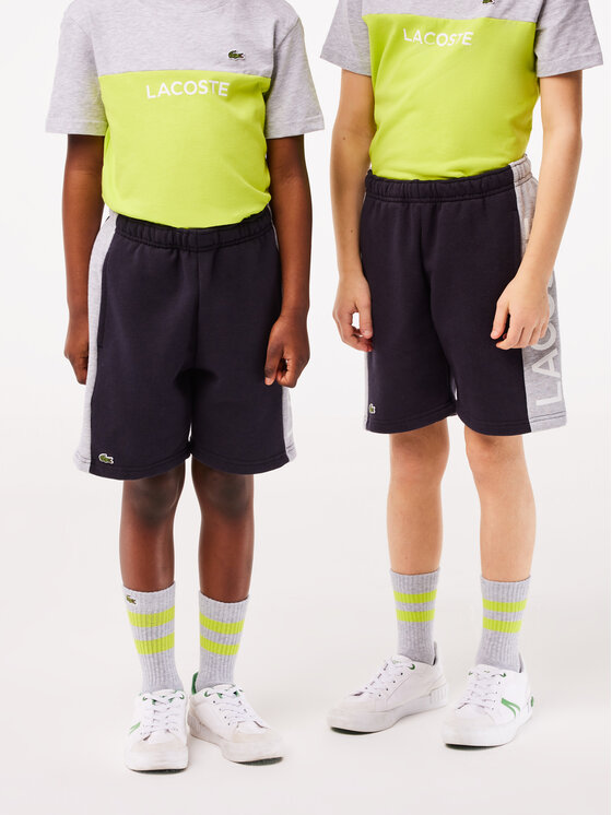 Lacoste Lacoste Szorty sportowe GJ5283 Czarny Regular Fit