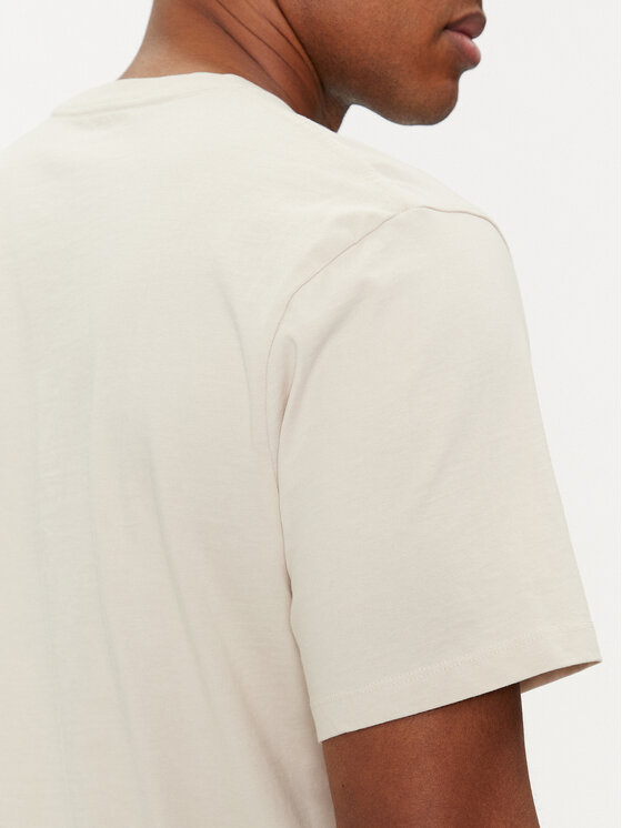 Wrangler Wrangler T-krekls Logo 112350523 Écru Regular Fit