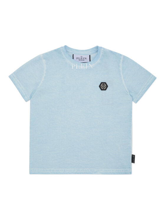 PHILIPP PLEIN PHILIPP PLEIN T-Shirt 28267 Błękitny Regular Fit