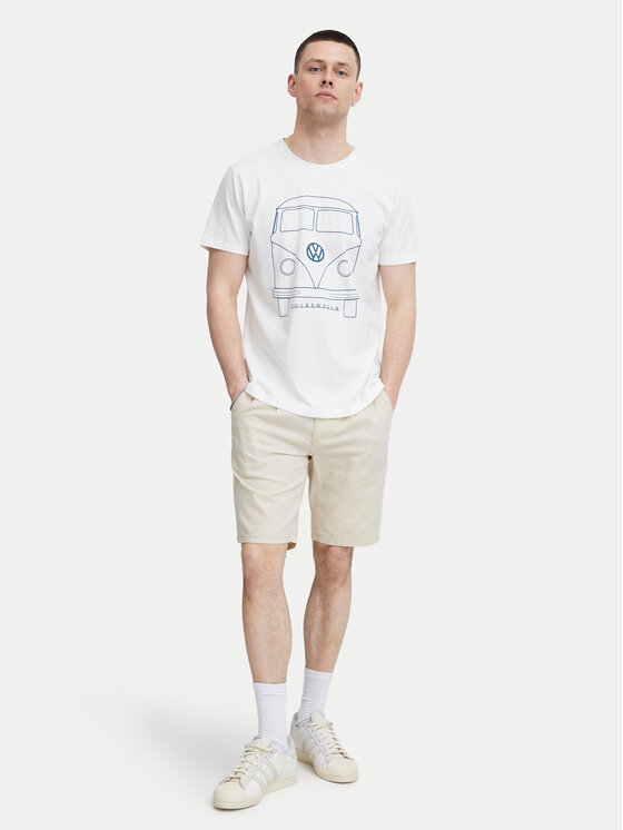 Blend Blend Тишърт 20716993 Бял Regular Fit
