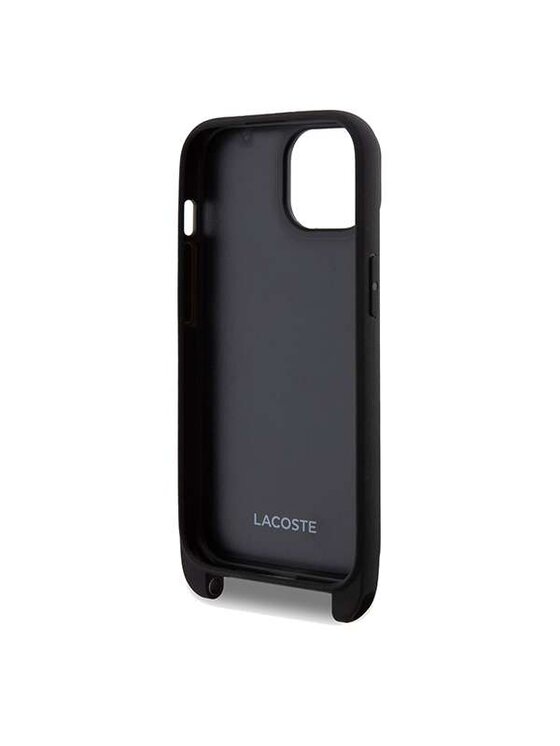 Lacoste Lacoste Etui na telefon Apple iPhone 15 Czarny