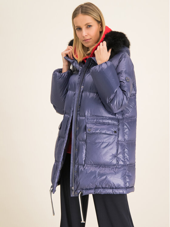 Laurèl Laurèl Пуховик 92020 Cиній Relaxed Fit
