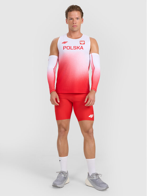 4F 4F Tank top PZLA Czerwony Regular Fit