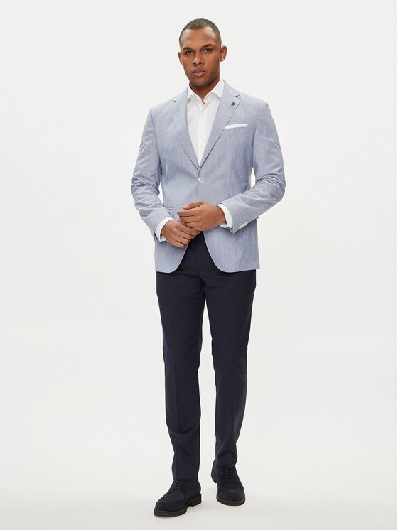 BOSS Boss Sakko H-Hutson-233 50514605 Blau Slim Fit