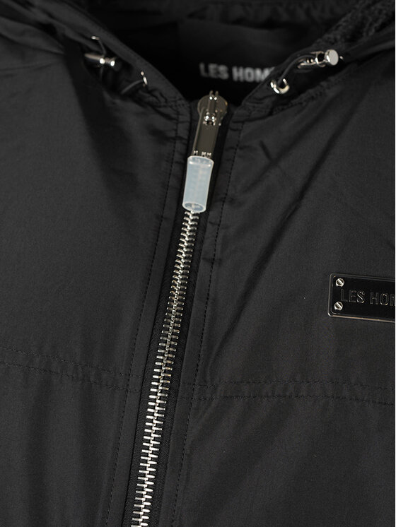 Les Hommes Les Hommes Μπουφάν μεταβατικό LKO312 250U | Light Weight Windbreaker Μαύρο Regular Fit