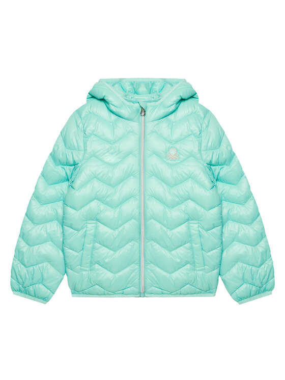 United Colors Of Benetton Kurtka zimowa 21INCN04U Zielony Regular Fit
