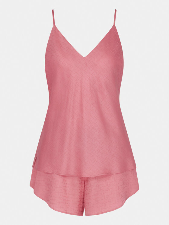 Triumph Triumph Piżama Silky Sensuality 10218279 Różowy Relaxed Fit