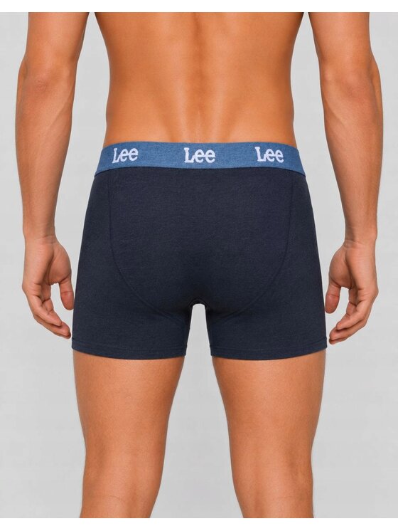 Lee Lee Bokserki Bonner 3 Pack Cotton Rich Button Fly Trunks Kolorowy